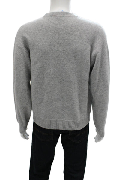 TNA Womens Pullover Gray Wool Crew Neck Long Sleeve Size M