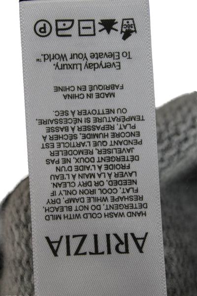 TNA Womens Pullover Gray Wool Crew Neck Long Sleeve Size M
