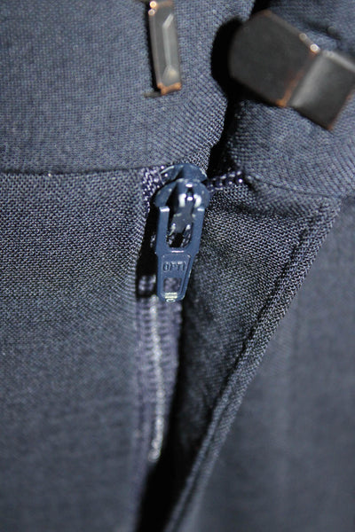 Emporio Armani Mens Chino Pants Blue Polyester Blend Size 32