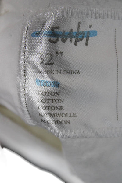 Ksubi Mens Tapered White Cotton Jeans Inseam 30 Size 32