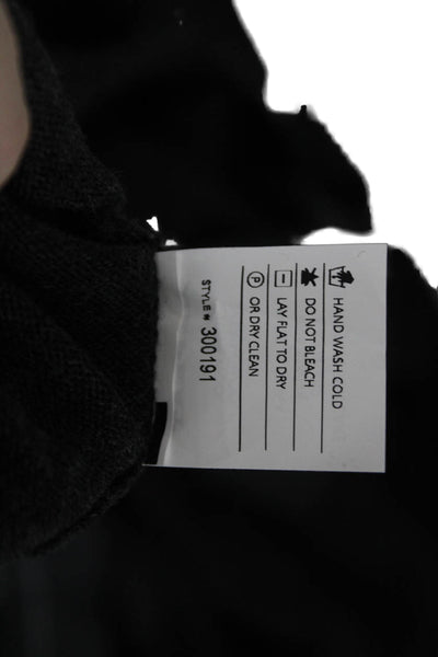 Repeat Womens Sweater Dress Gray Merino Wool Long Sleeve Crew Neck Mini Size L