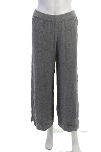 M Made In Italy Women Sweatpants Gray Viscose Pull On Size XL