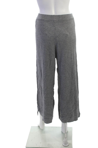 M Made In Italy Women Sweatpants Gray Viscose Pull On Size XL