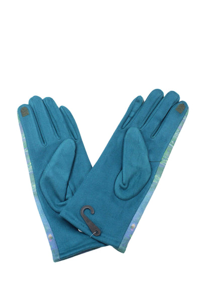 Rain Caper Womens Smartphone Touch Screen Printed Gloves Green Size OS