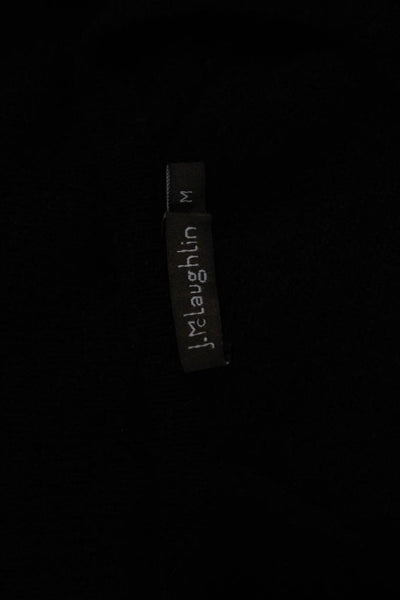 J. Mclaughlin Women Cashmere Pullover Sweater Crewneck Black Size M