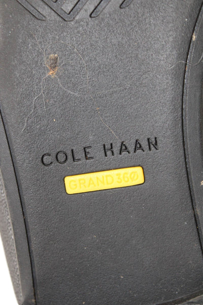 Cole Haan Womens Leather Slip On Casual Loafers Black Size 9