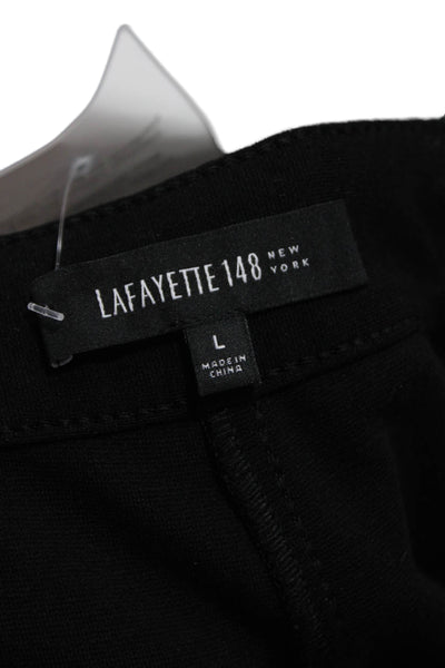 Lafayette 148 New York Womens Dress Pants Black Viscose Size L