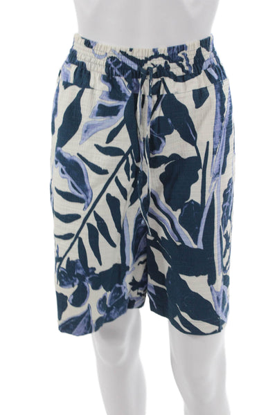 Lafayette 148 New York Unisex Bermuda Shorts Floral Multicolor Size L