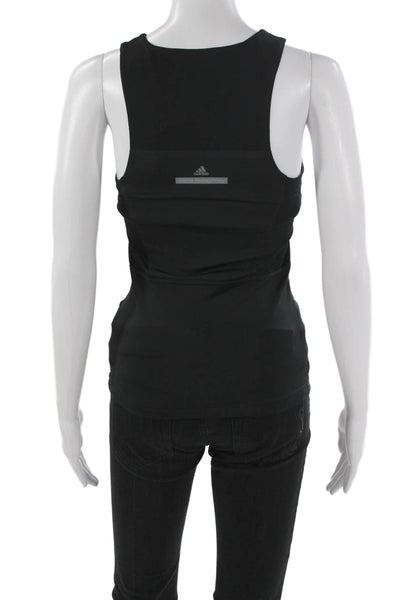Adidas Stella McCartney Women Black Animal Print V-Neck Tank Size XS