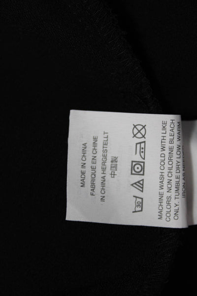 J Crew Women Black Polyester V-Neck Sleeveless Camisole Petite Size 4