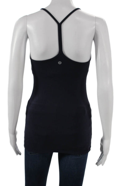 Lululemon Women Blue Nylon Blend Scoop Neck Sleeveless Camisole Size S