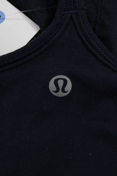 Lululemon Women Blue Nylon Blend Scoop Neck Sleeveless Camisole Size S