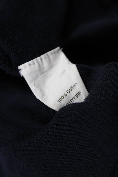 J Crew Women Basic Black Cotton Scoop Neck Short Sleeve T-Shirt Size S