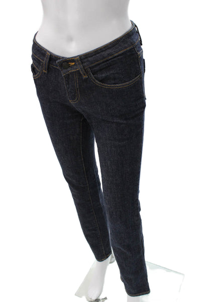 Proenza Schouler For Target Juniors Skinny Jeans Blue Button Fly Size 1