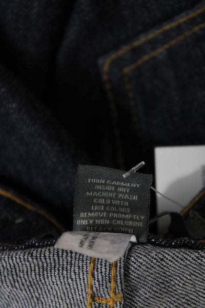 Proenza Schouler For Target Juniors Skinny Jeans Blue Button Fly Size 1