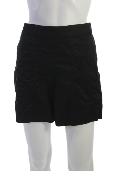 Banana Republic Women Bermuda Linen Black Shorts Size S