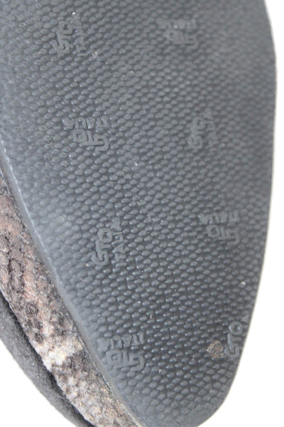 Stuart Weitzman Womens Suede Side Zip Ankle Booties Black Size 9