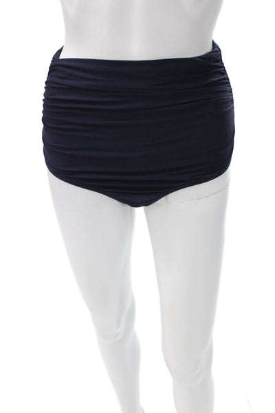 J Crew Women Swim Bottoms Blue Polyamide Size XS
