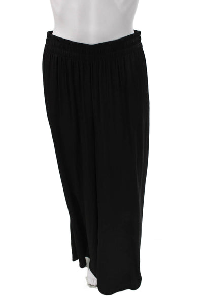 Zara Women Black Harem Pants Pull On Polyester Size M