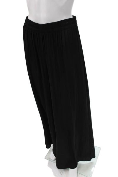 Zara Women Black Harem Pants Pull On Polyester Size M