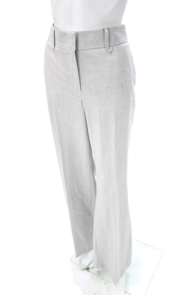 Raffaello Rossi Women Dress Pants Gray Polyester Zip Size 10