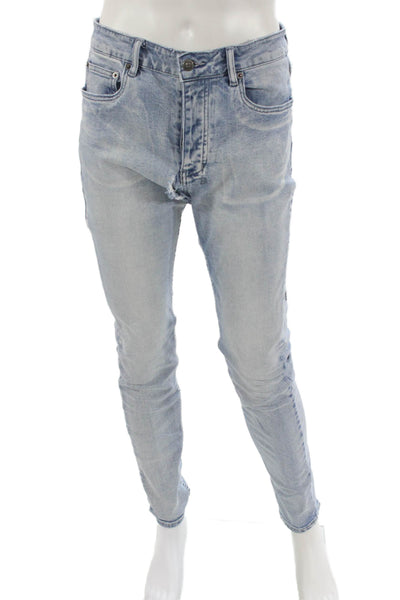 Ksubi Mens Skinny Jeans Blue Cotton Size 33