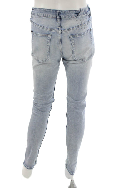 Ksubi Mens Skinny Jeans Blue Cotton Size 33