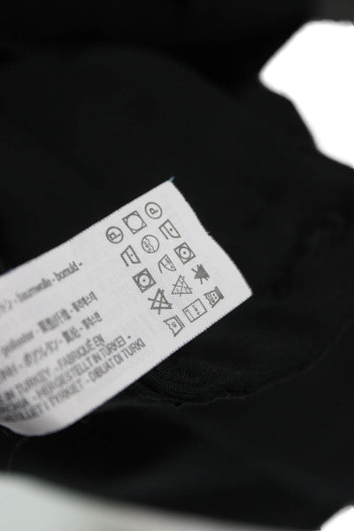 Zara Mens Black Cotton Chino Pants Button Closure Size 31