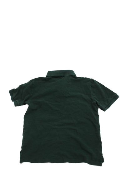 Polo Ralph Lauren Boys Cotton Collared Short Sleeve Polo Shirt Green Size L