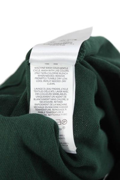 Polo Ralph Lauren Boys Cotton Collared Short Sleeve Polo Shirt Green Size L