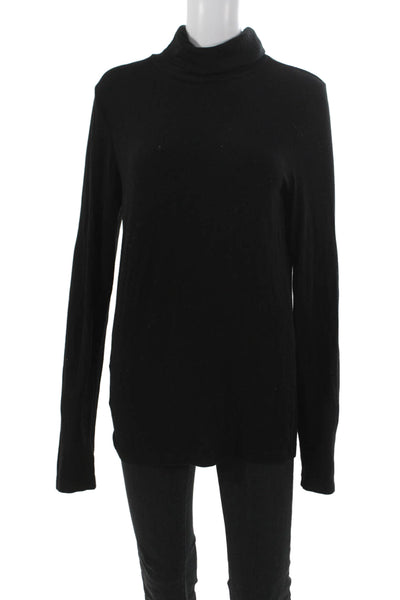 Sanctuary Womens Tunic Sweater Black Turtleneck Long Sleeve Size XL