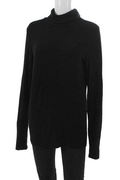 Sanctuary Womens Tunic Sweater Black Turtleneck Long Sleeve Size XL