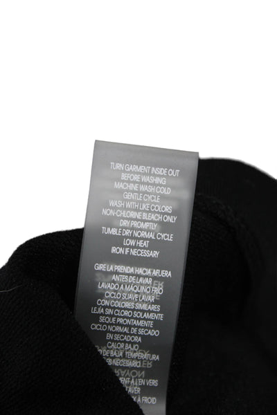 Calvin Klein Womens Sweater Dress Black Cowl Neck Long Sleeve Rayon Size L