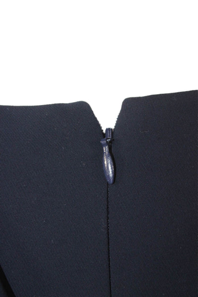 Frank Lyman Women Jumpsuit Blue Round Neck Sleeveless Tie Polyester Size 10