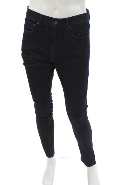 Rag & Bone Mens Skinny Jeans Blue Cotton Blend Size 31