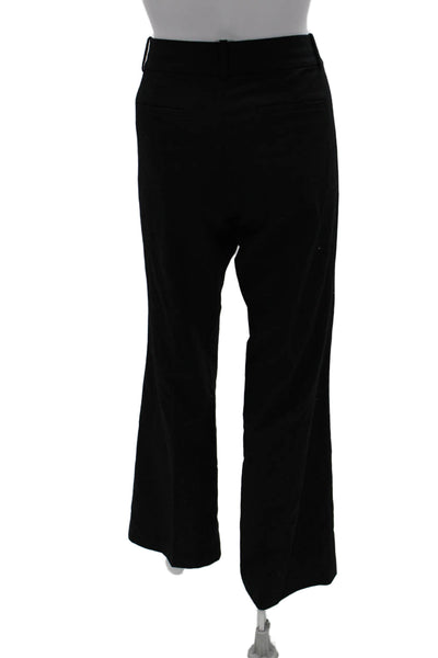 J Crew Womens Black Wool Dress Pants Zip Inseam 32 Size 4