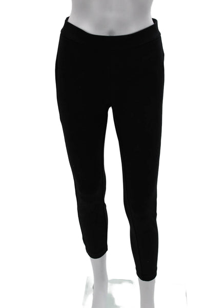 J Crew Women Ankle Leggings Black Viscose Solid Size S