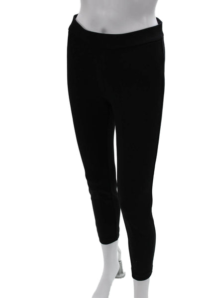 J Crew Women Ankle Leggings Black Viscose Solid Size S