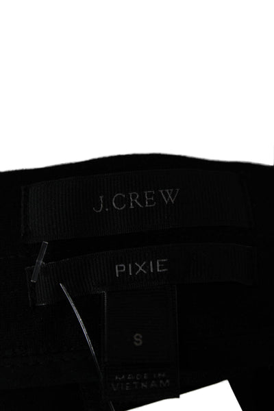 J Crew Women Ankle Leggings Black Viscose Solid Size S