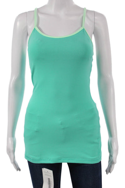 Lululemon Womens Camisole Green Scoop Neck Nylon Size 4