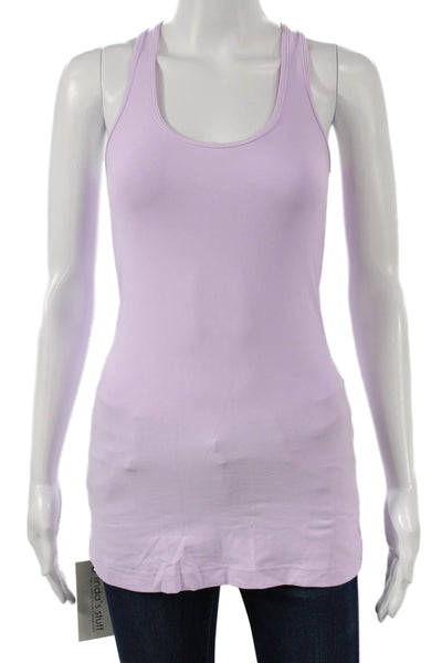 Lululemon Womens Purple Scoop Neck Sleeveless Basic Tank Nylon Size 4