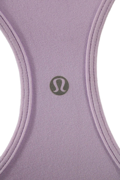Lululemon Womens Purple Scoop Neck Sleeveless Basic Tank Nylon Size 4