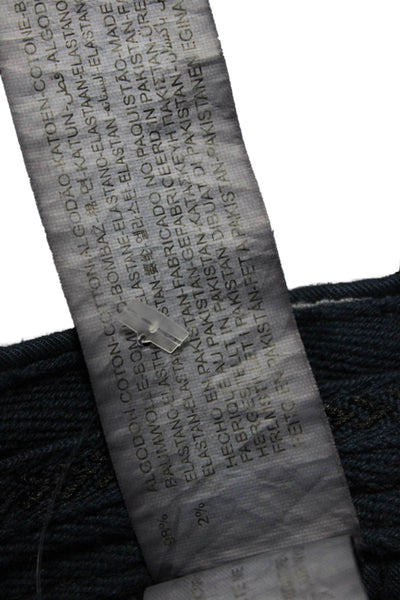 Zara Mens Blue Cotton Chino Pants Size 34