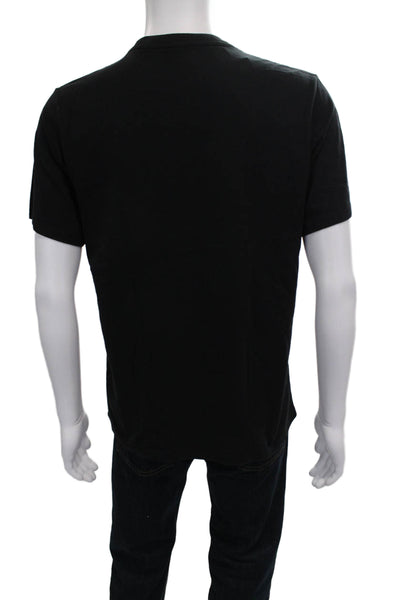 Everlane Mens Organic Cotton Crew Neck Short Sleeve Black Shirt Size M