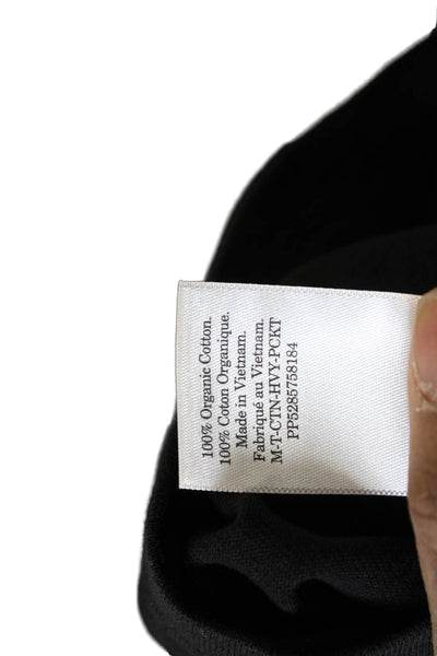 Everlane Mens Organic Cotton Crew Neck Short Sleeve Black Shirt Size M