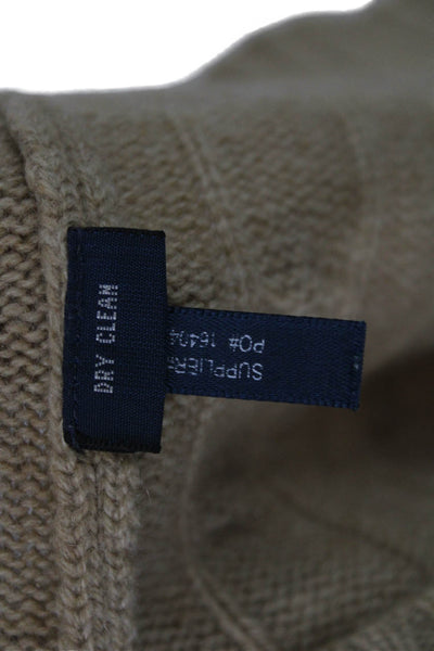 Polo Ralph Lauren Women Pullover Cashmere Crewneck Beige Sweater Size XS