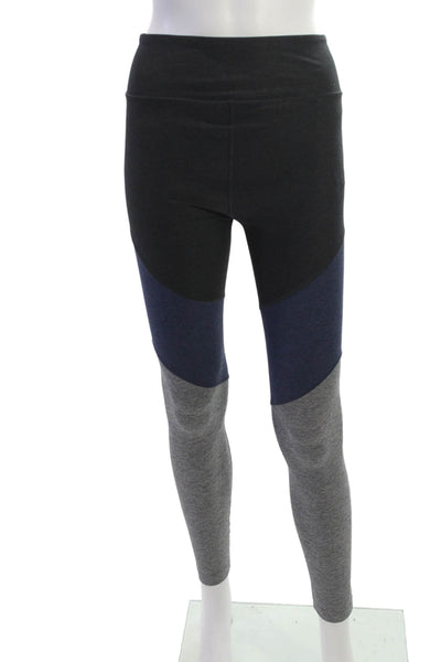 Outdoor Voices Womens Ankle Leggings Multicolor Colorblock Polyester Size S