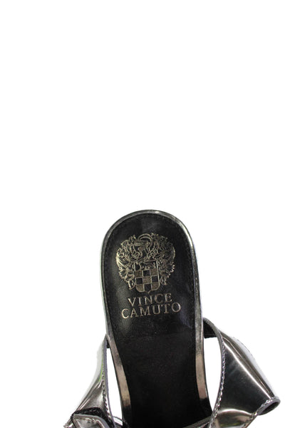 Vince Camuto Womens Larahana Slingbacks Wedge Sandals Silver Size 7 Medium