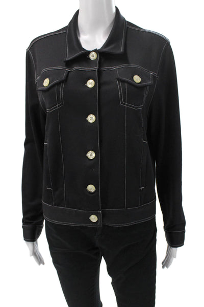 Buki Women Basic Jacket Black Button Size S