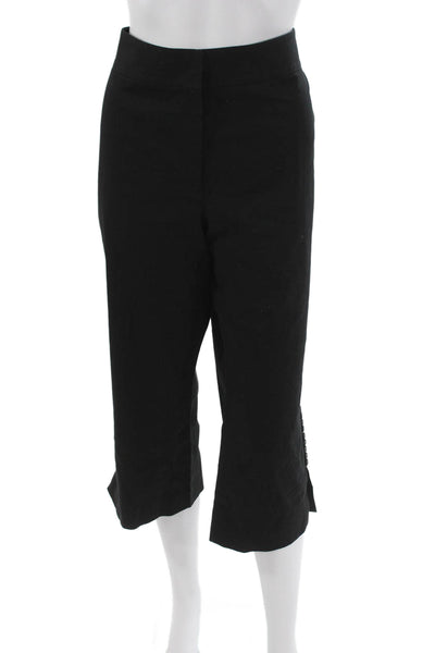 Nordstrom Womens Black Capri Pants Size 12